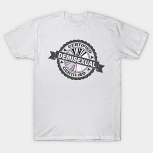 Certified Demisexual Stamp T-Shirt